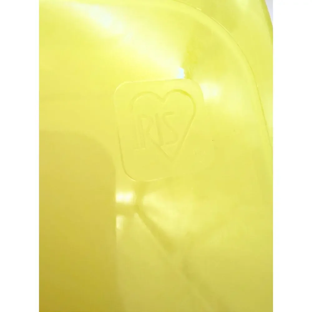 LEGO Storage Case Yellow Minifigure Head IRIS 13x12 Plastic Carrying Box 2013